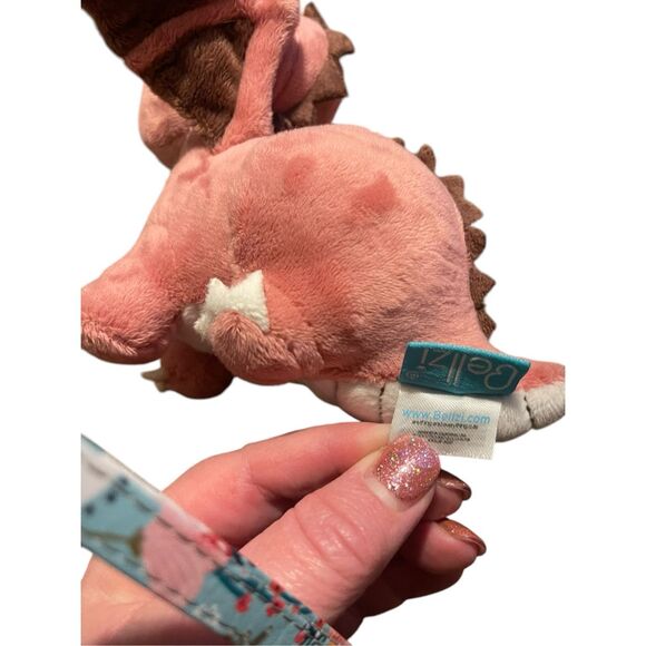 Bellzi Pink Mini Draggi the Dragon Plush Stuffed Animal Toy - Picture 13 of 14